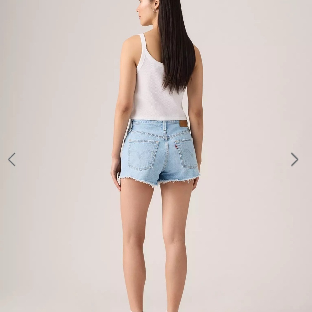 Levi's 501 Women's Light Blue Jean Shorts